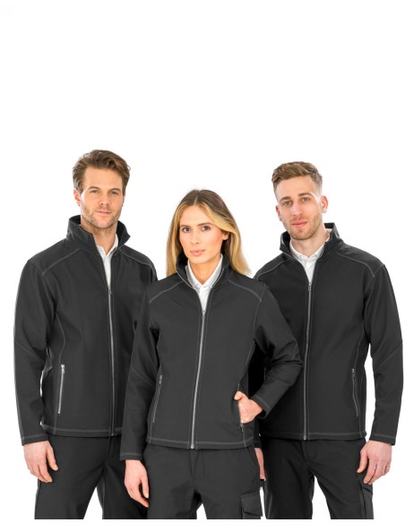 RES-R455F-Womens Treble Stitch Softshell Jacket 2